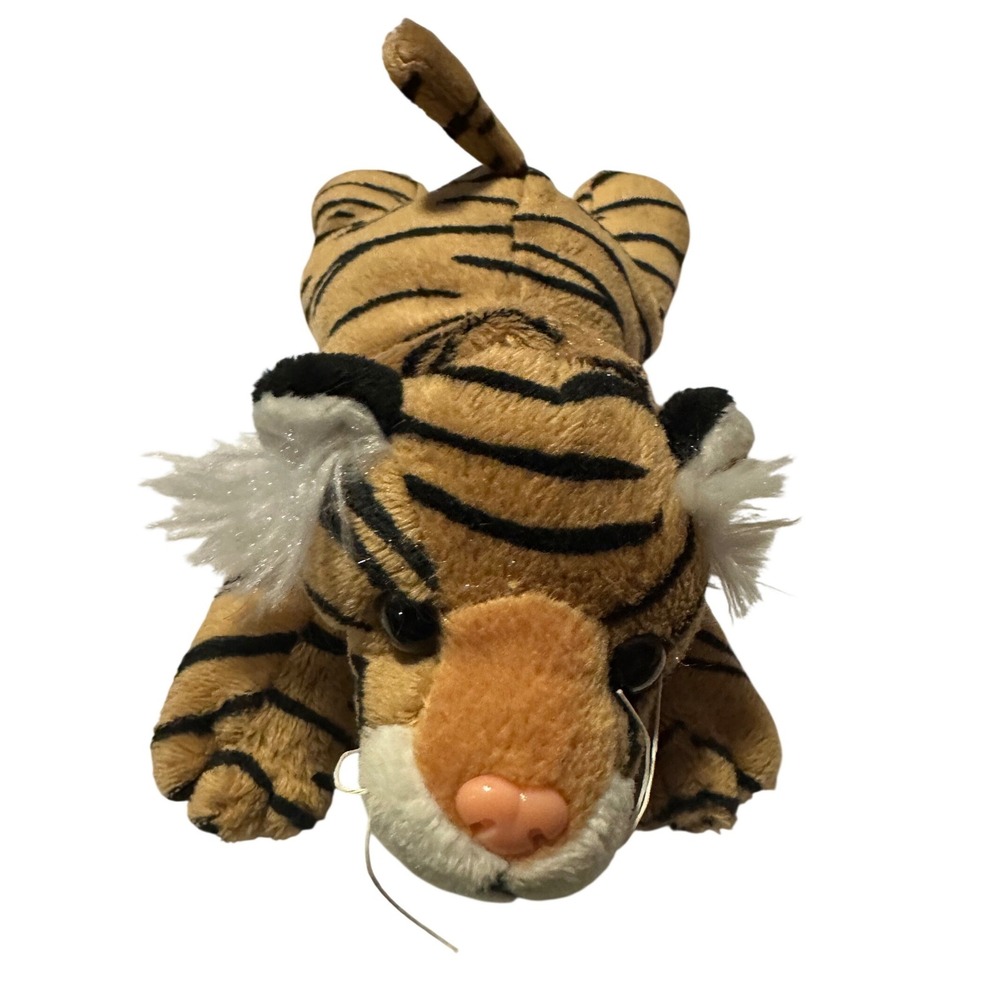 Unipak Tiger Plush Stuffed Animal Striped Cub 7 Inch Pink Nose‎ 2018